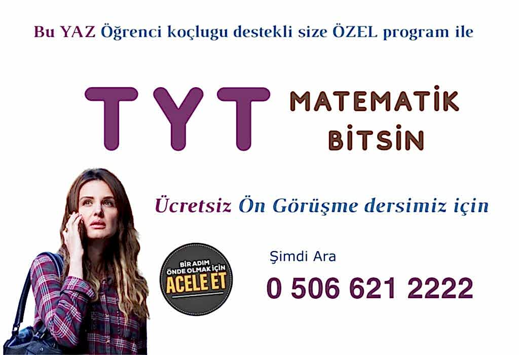 Yazın Online TYT Matematik Özel Ders